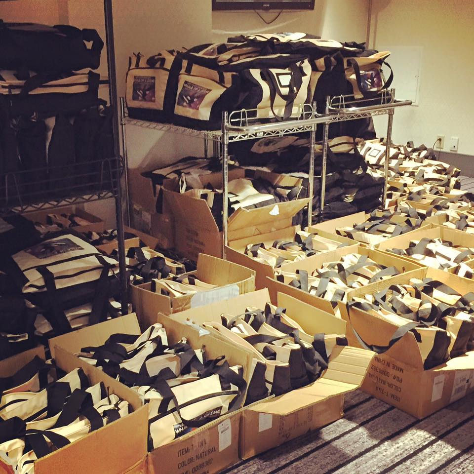 Left Coast Crime book bags